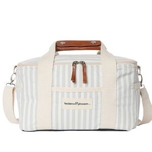 Business & Pleasure Premium Cooler Lauren’s Sage Stripe